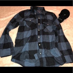 Men’s American rag blue flannel XXL